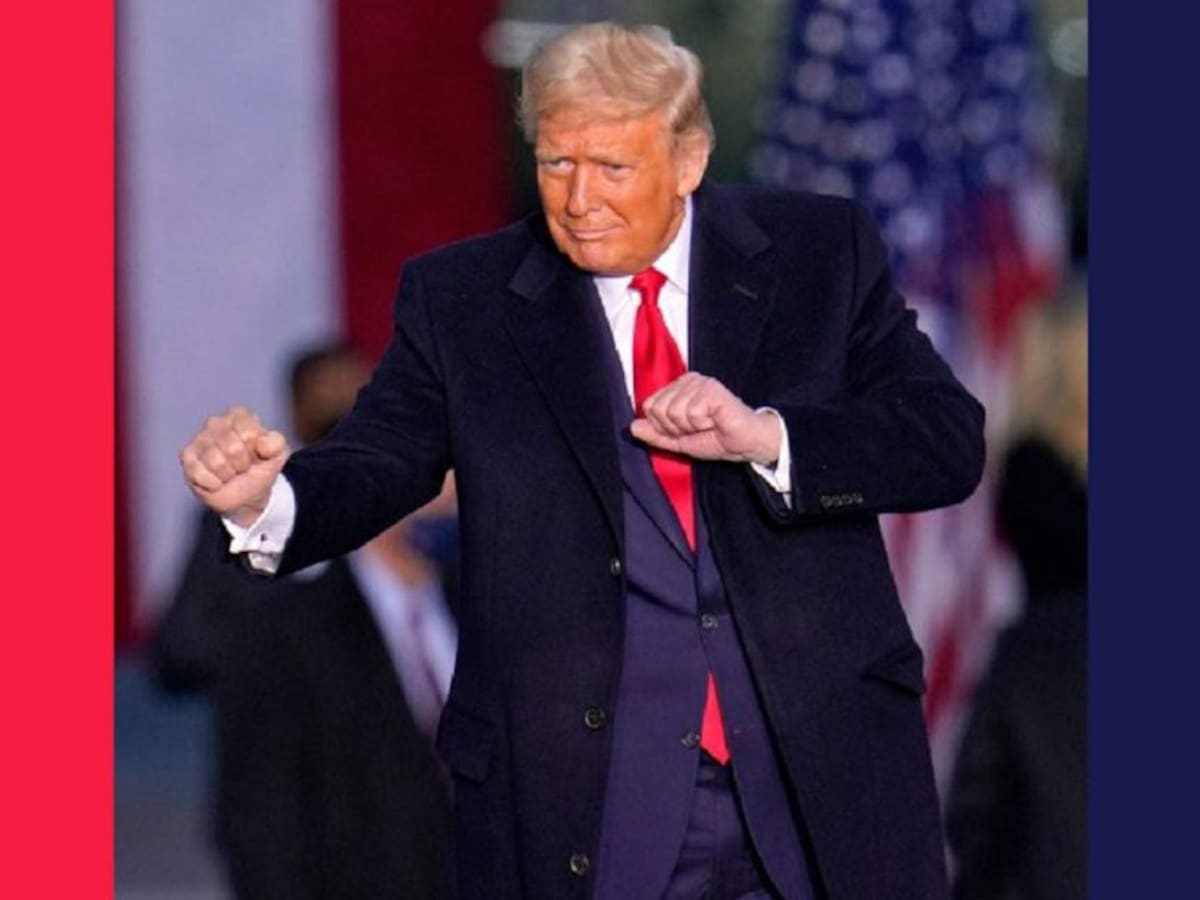 El contradictorio baile de Trump con la canción YMCA (VIDEO)