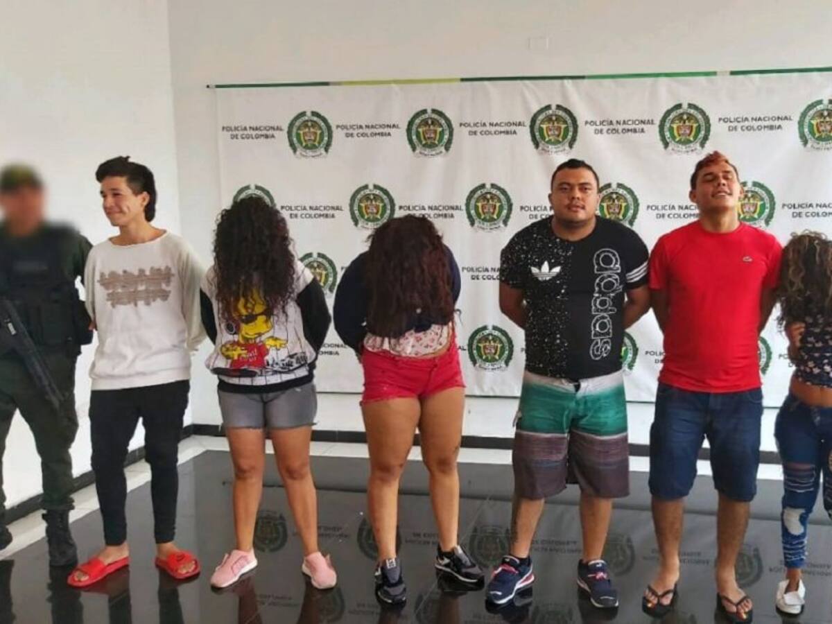 Capturan a siete extorsionistas en Barranquilla