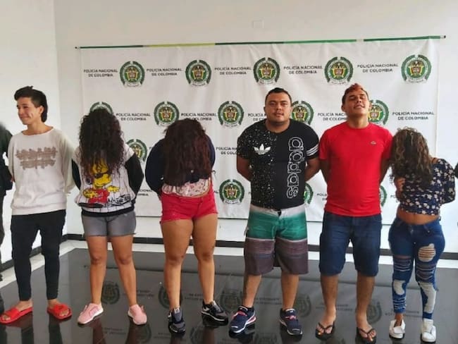 Capturan a siete extorsionistas en Barranquilla