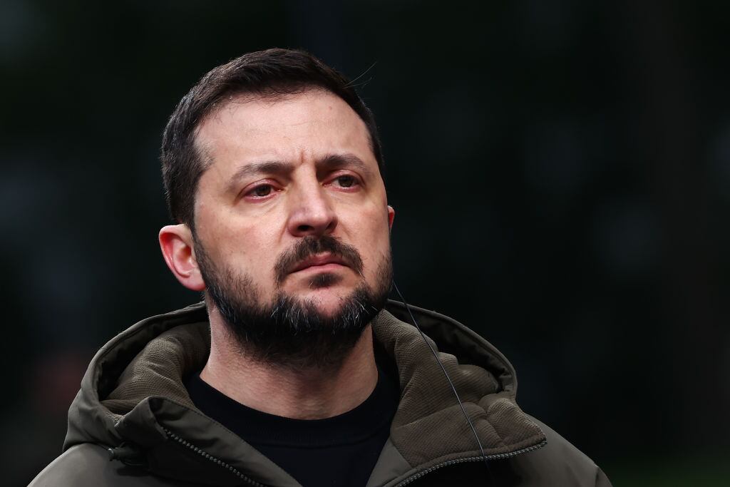 Presidente de Ucrania,  Volodímir Zelenski. Foto: Getty Images.