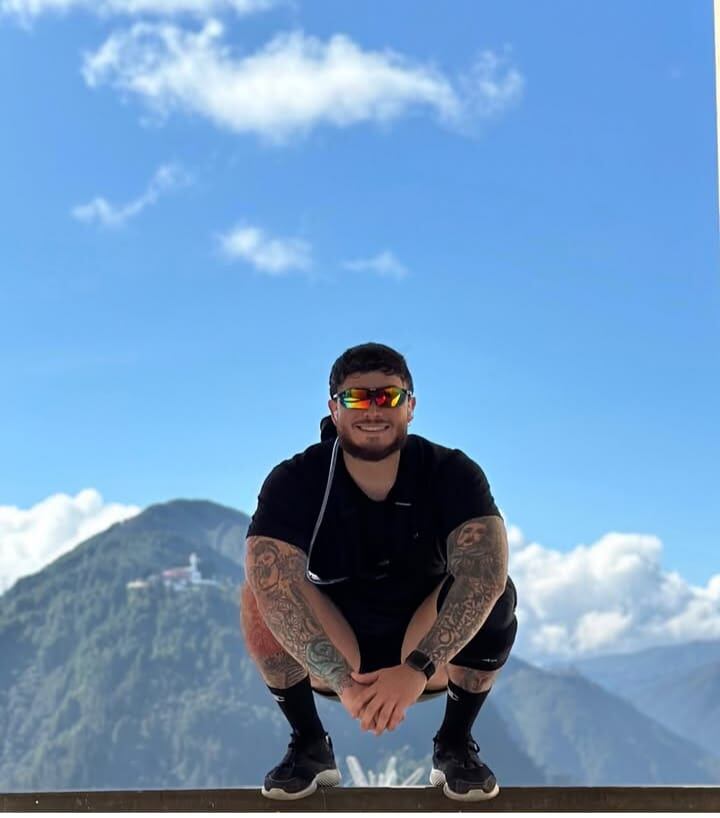Kevin Bocanegra, montañista que murió en una excursión en el Parque Los Nevados. Foto tomada de Instagram.