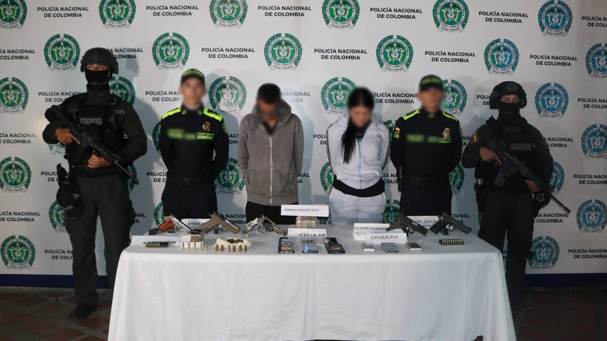 La Policía intervino centro de operaciones de sicarios de ‘Cordillera’, capturan dos cabecillas