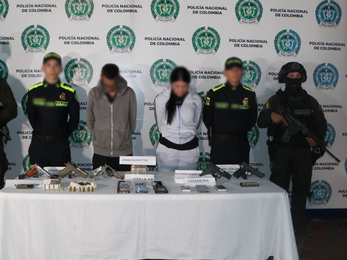 La Policía intervino centro de operaciones de sicarios de ‘Cordillera’, capturan dos cabecillas