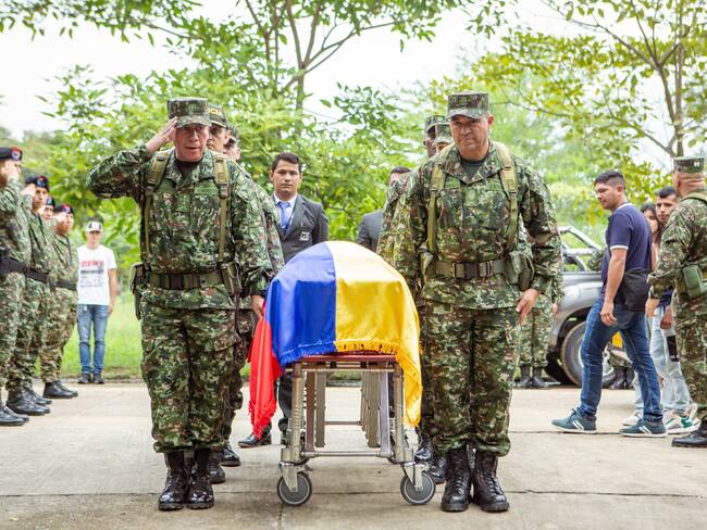 La fuerza pública continúa con operativos en la zona. Foto Relacionada Novena Brigada.