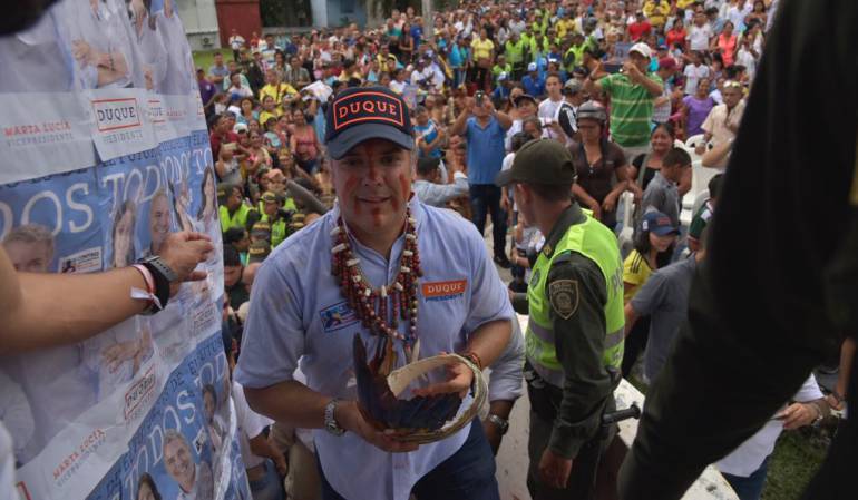 Iván Duque en  Leticia, Puerto Asís y Arauca.
