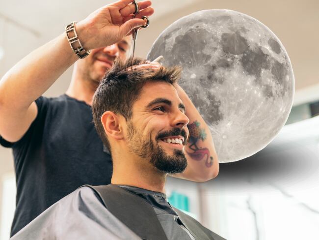 Corte de cabello, fase lunar