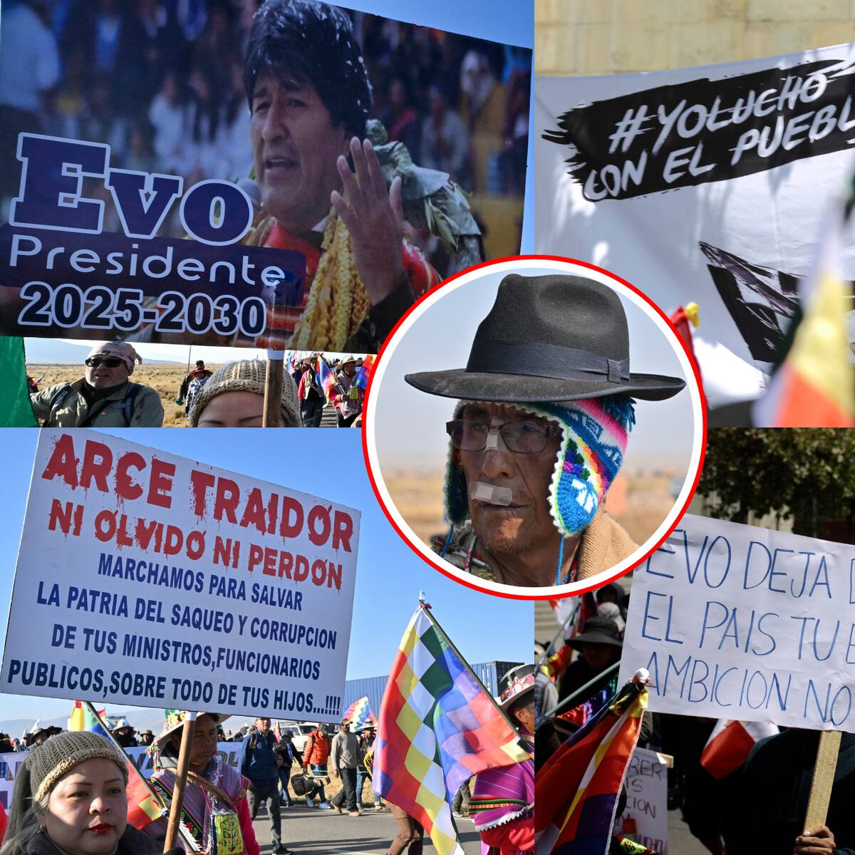 Bolivia: seguidores de Morales y Arce se enfrentan a las afueras de la capital