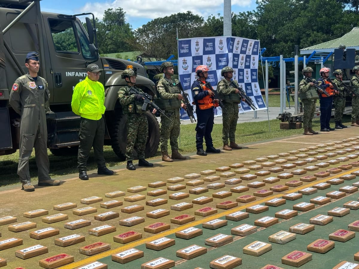 Armada Nacional incautó 1,5 toneladas de cocaína en el río Meta con destino a Venezuela