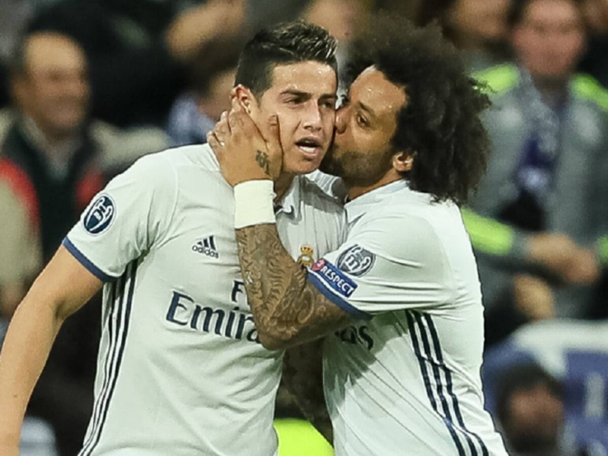 James Rodríguez y su mensaje a Marcelo tras su despedida del Real Madrid