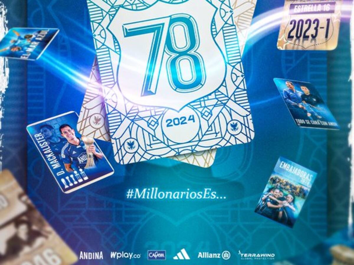 Millonarios festeja su cumpleaños número 78 con Falcao como el principal foco