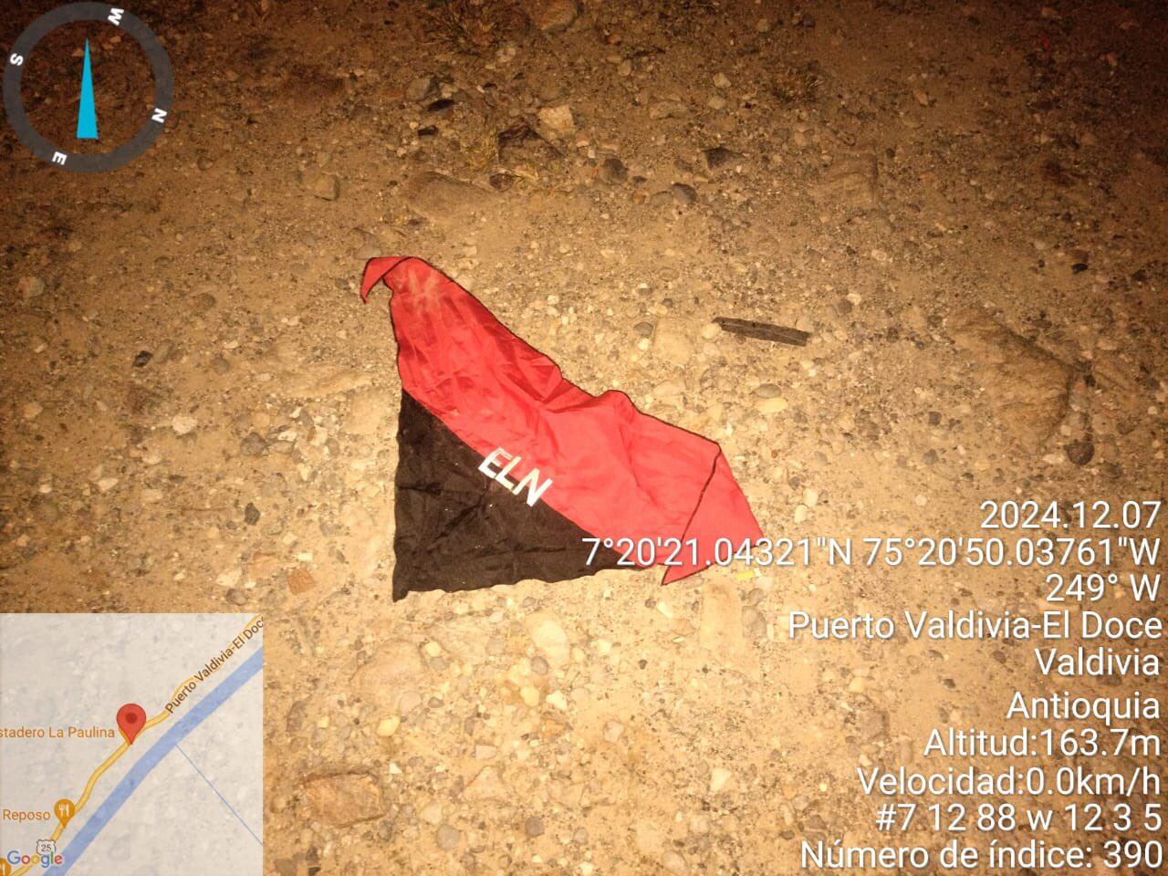 Ataque del ELN a buses y camiones en la vía Medellín - Costa Caribe. Foto: suministrada redes sociales