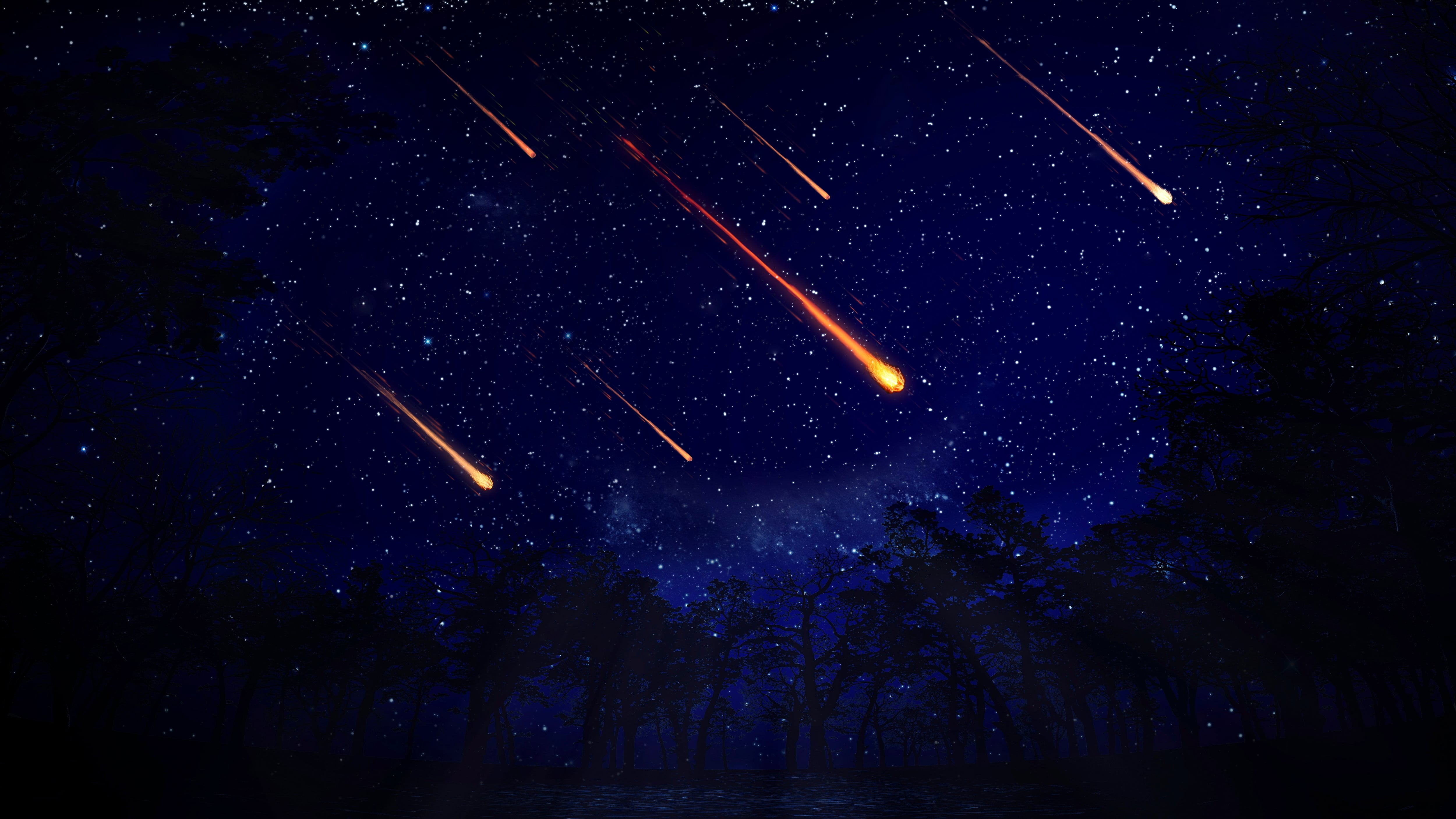 Lluvia de meteoritos. Foto Getty Images