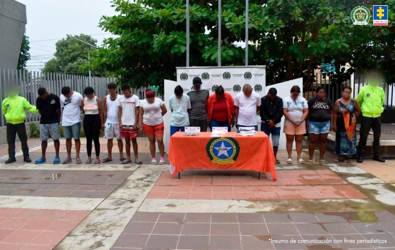 Cárcel para cinco integrantes de banda dedicada al narcomenudeo en Cartagena