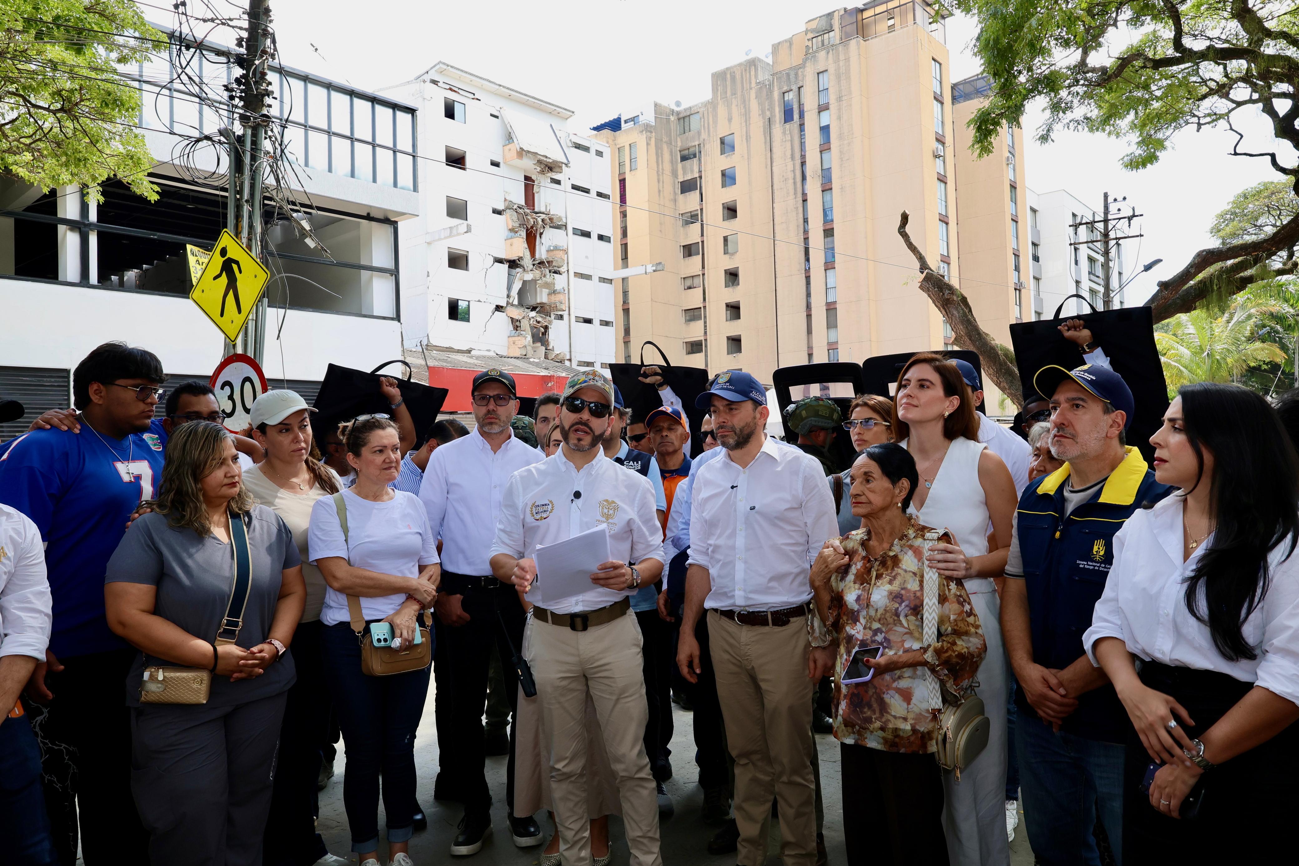 Visita del presidente de la República a Cuarto de Legua en Cali / Foto: Alcaldía de Cali