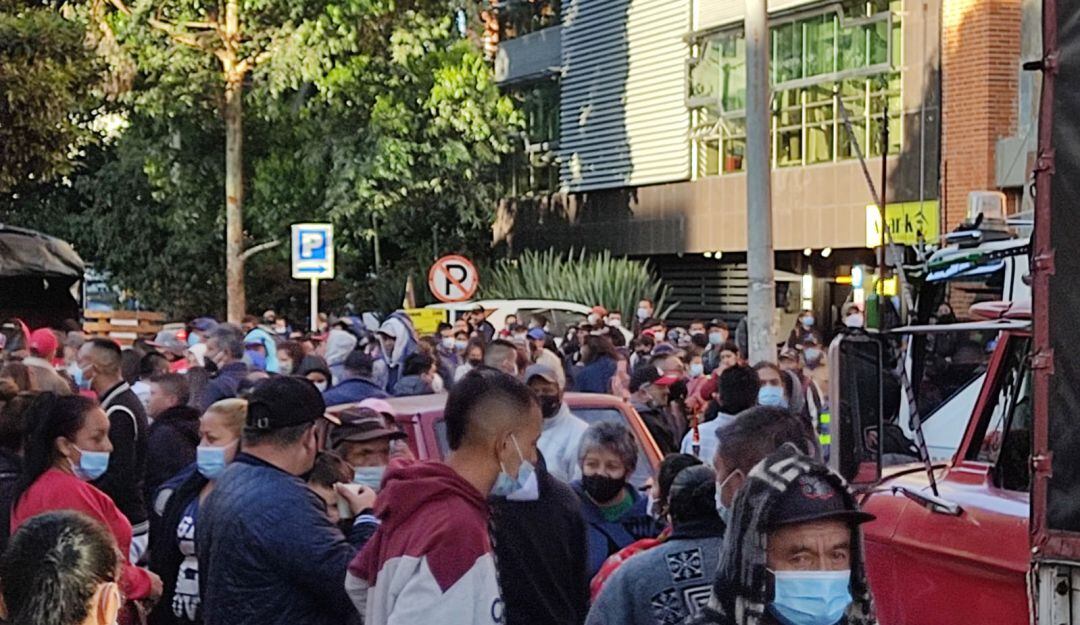 Protesta de recicladores