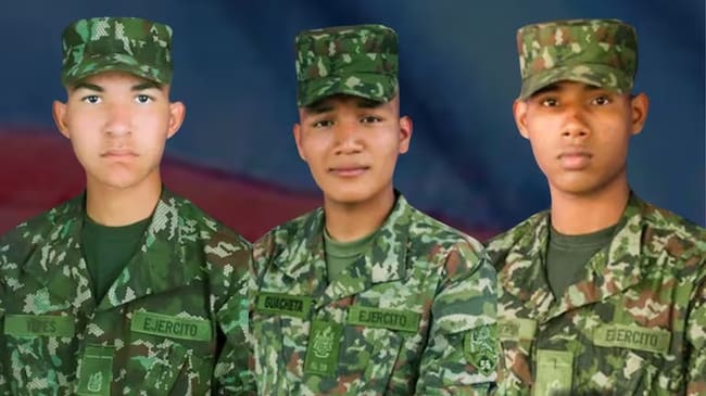 Soldados secuestrados en el Cauca, Crédito: Suministrada.