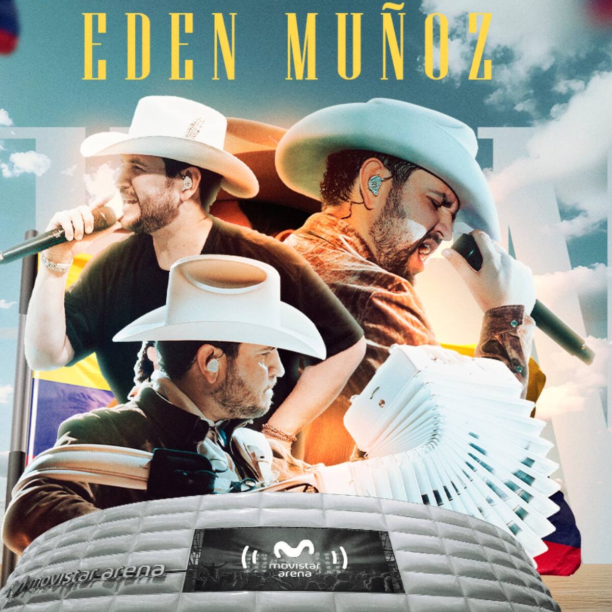Eden Muñoz confirma concierto en Colombia el próximo 2 de mayo