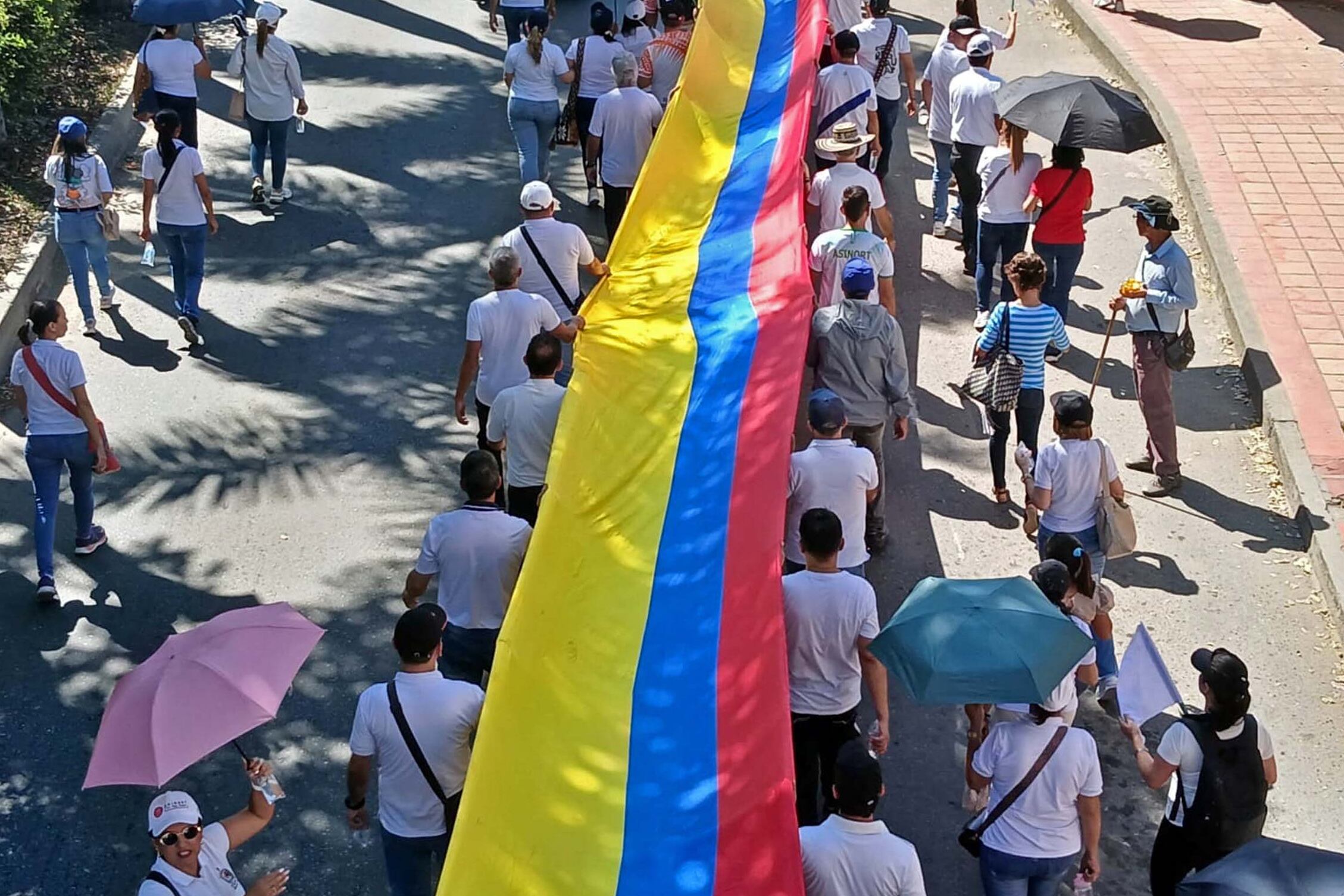 Bandera de Colombia. Foto: EFE. 
