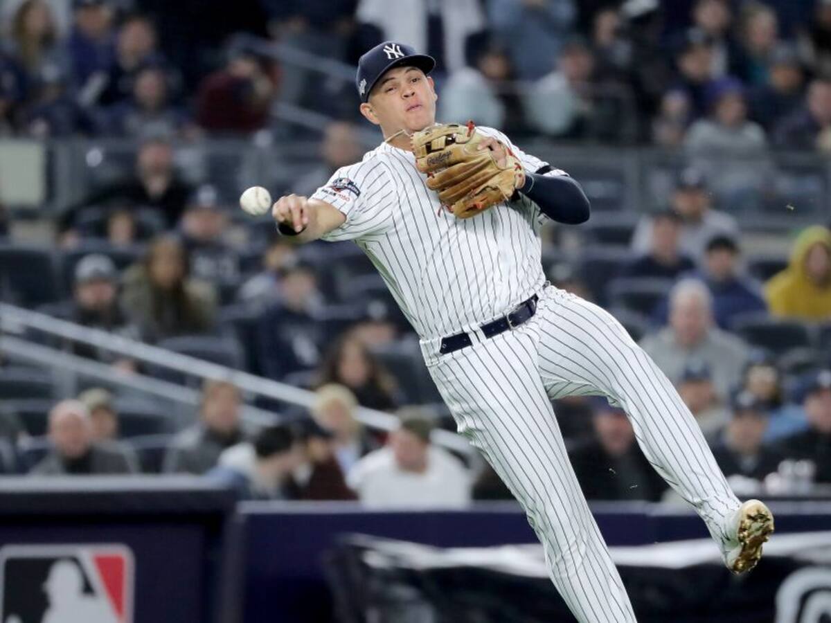 Giovanny Urshela sorprendió a todos en el entrenamiento con los Yankees