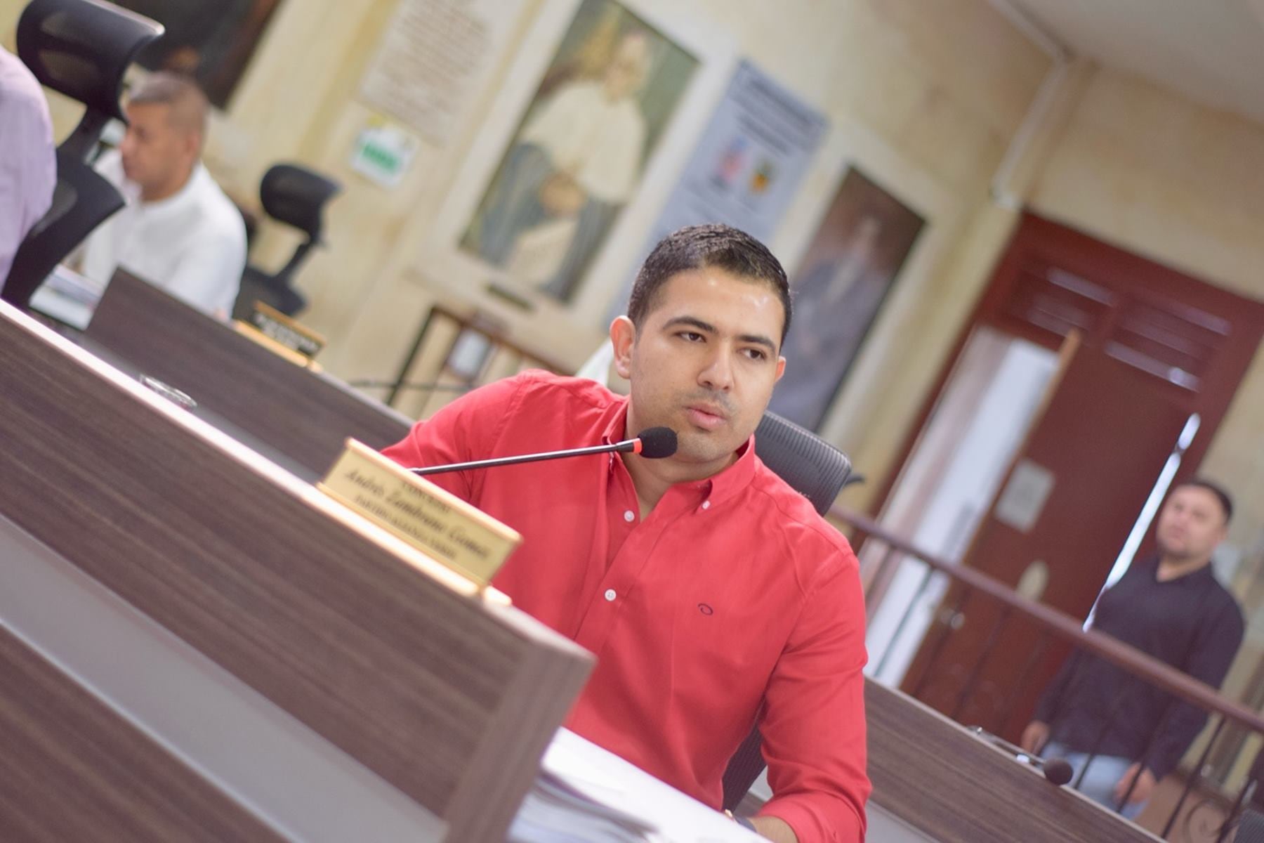 Andrés Zambrano concejal de Ibagué