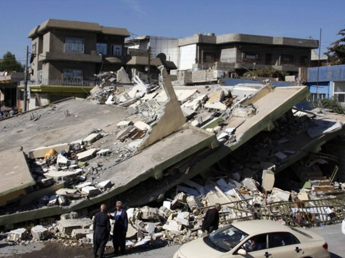 Más de 400 muertos deja terremoto de 7,2 grados que sacudió frontera entre Irak e Irán