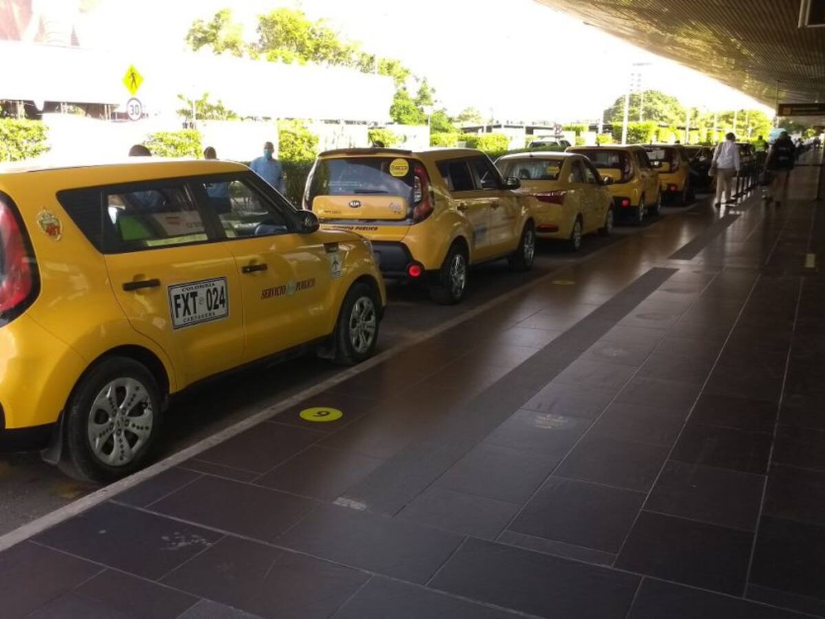 Este sábado jornada de vacunación masiva para taxistas en Cartagena