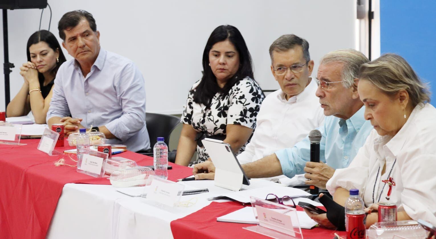 Reunión de exportadores con el gobernador Eduardo Verano./ Foto: Gobernación del Atlántico