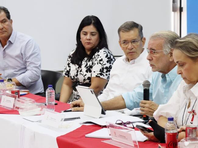 Reunión de exportadores con el gobernador Eduardo Verano./ Foto: Gobernación del Atlántico