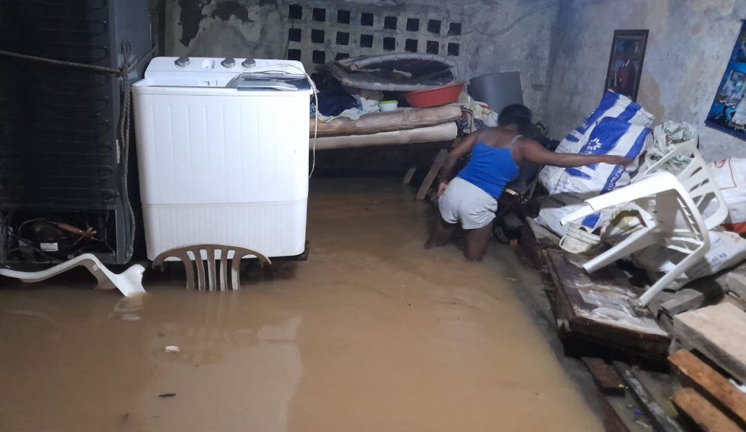Más de 5.500 familias afectadas por las fuertes lluvias.