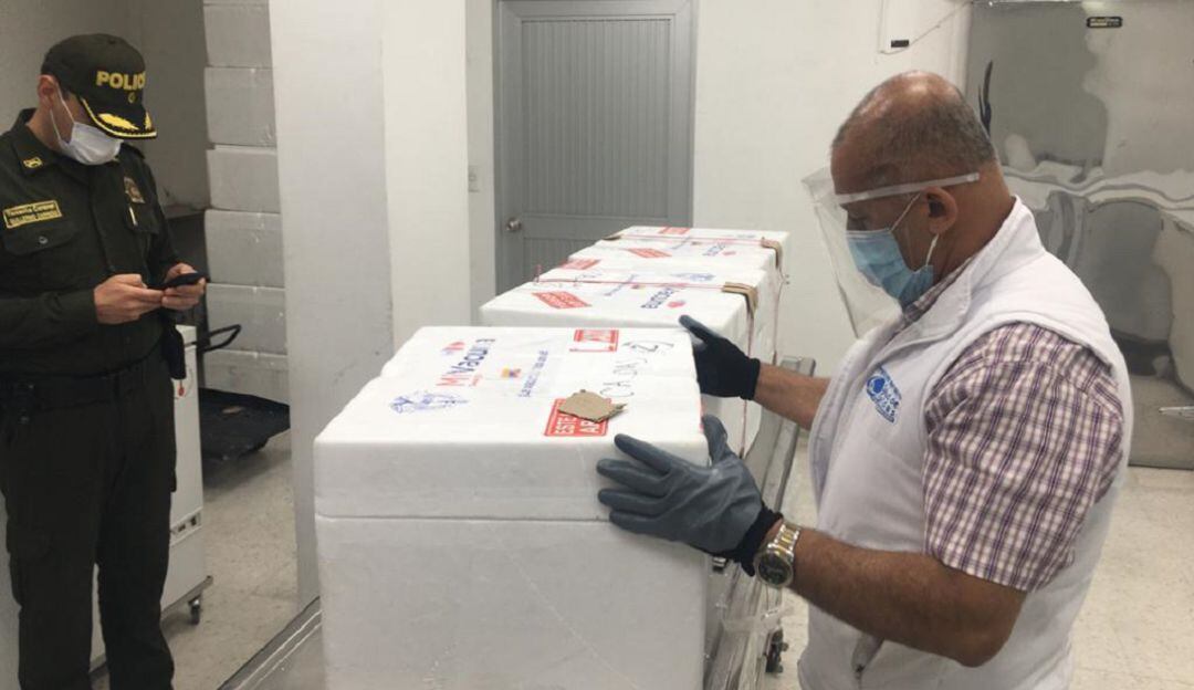 Segundo lote de vacunas COVID entregado en Caldas