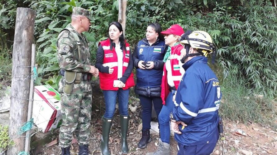Seis personas muertas y una afectada deja explosión en mina de Antioquia. Foto: Cortesía/ Dapard.