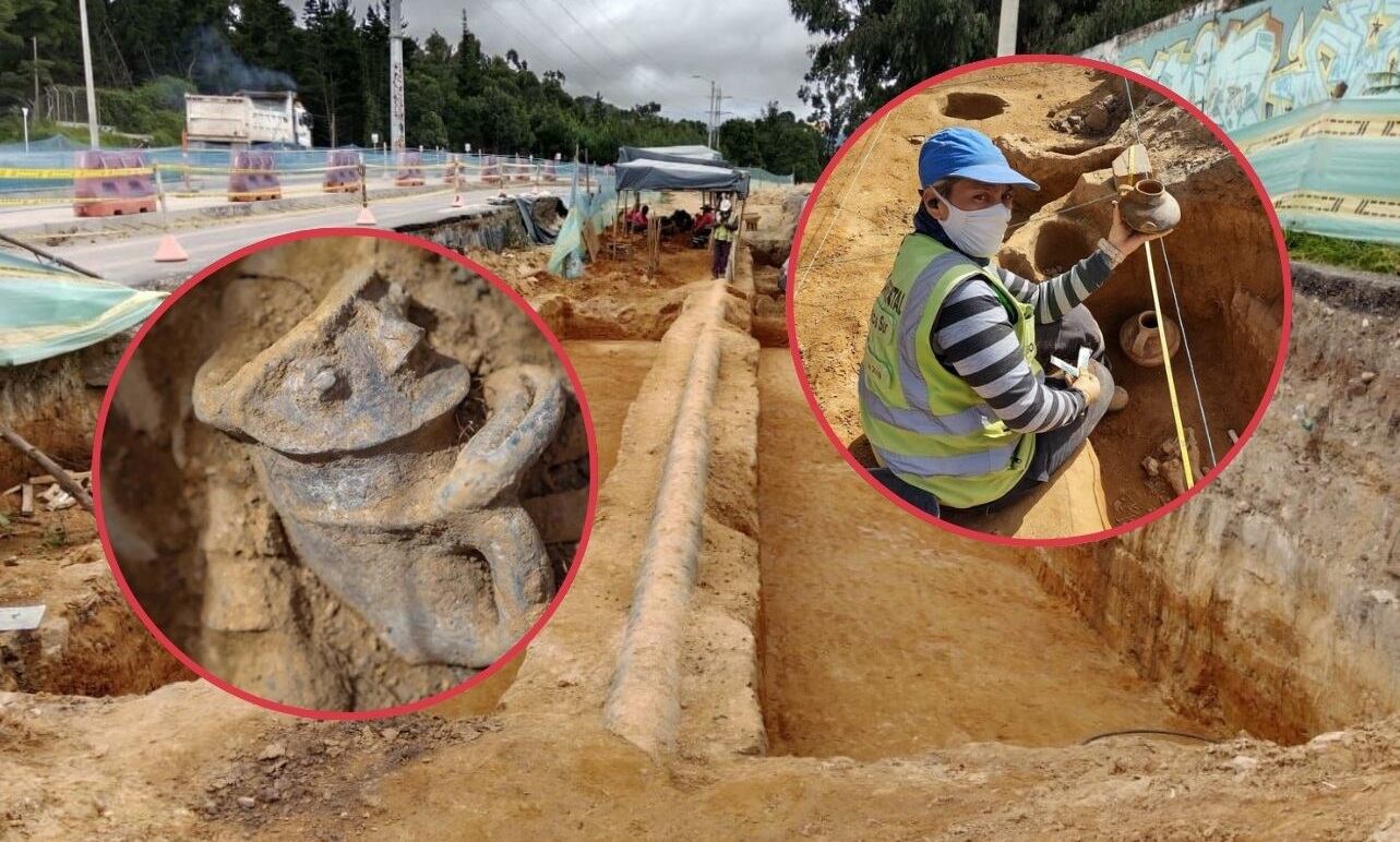Fueron encontradas 100 mil piezas arqueológicas en obras de extensión de la avenida caracas.
