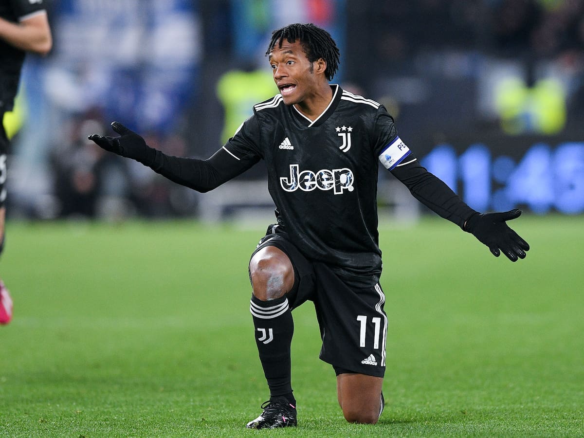 Cuadrado disputó 70 minutos en la derrota de la Juventus ante Lazio