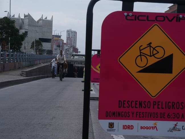Ciclovía de Bogotá operando en el día sin carro 2026 . (Photo by Juancho Torres/Anadolu via Getty Images)