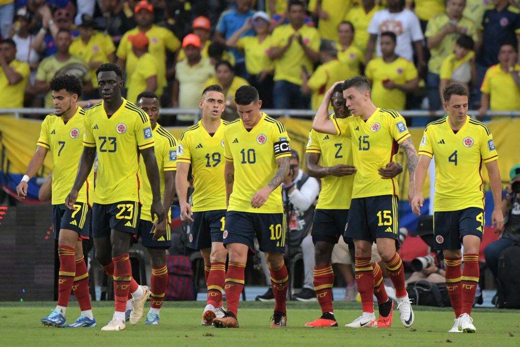 Selección Colombia | Foto: RAUL ARBOLEDA/AFP via Getty Images.