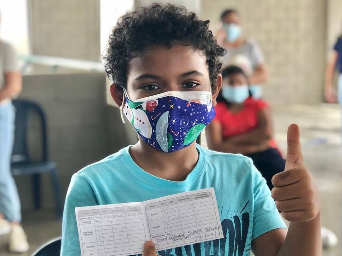 En Montería aplican vacunas contra el COVID-19 a niños entre 3 y 11 años