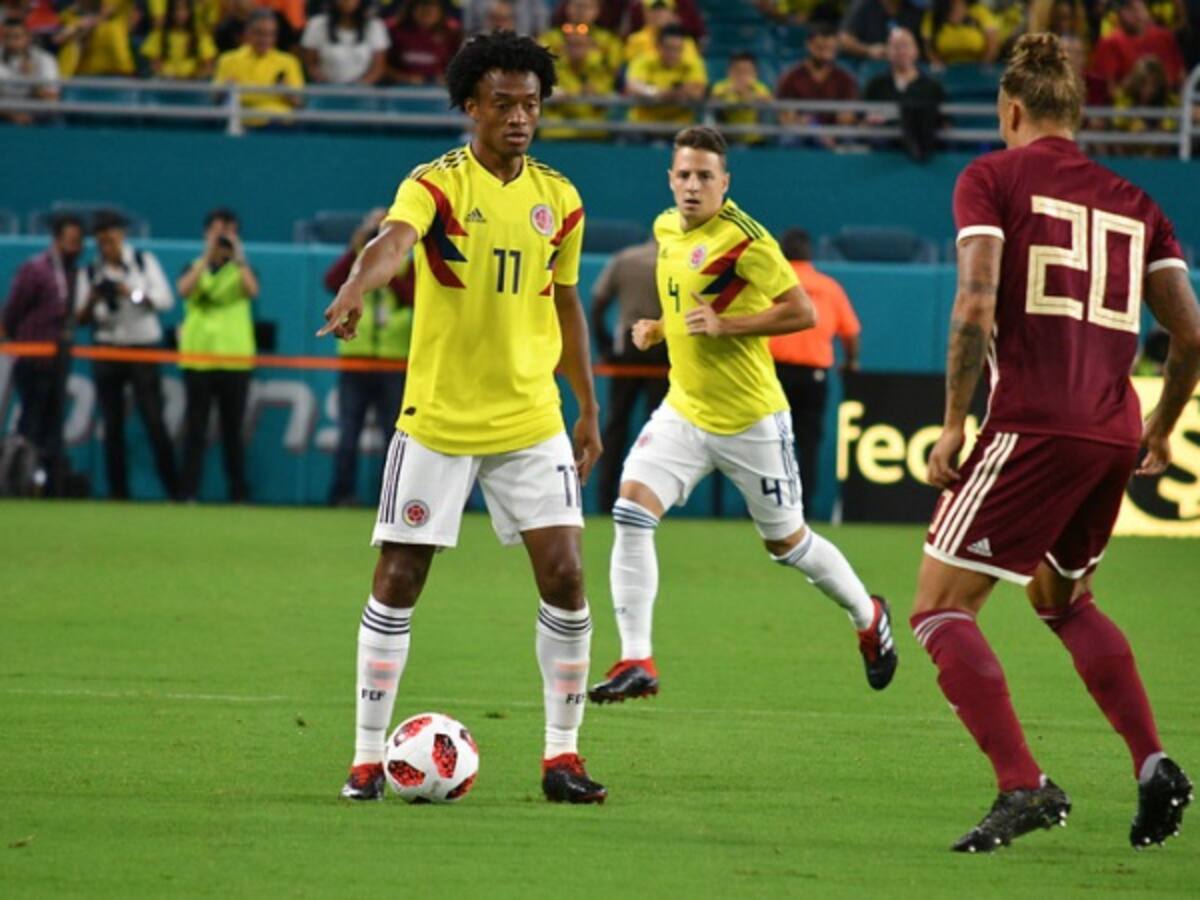 Las mejores imágenes de la victoria de Colombia ante Venezuela