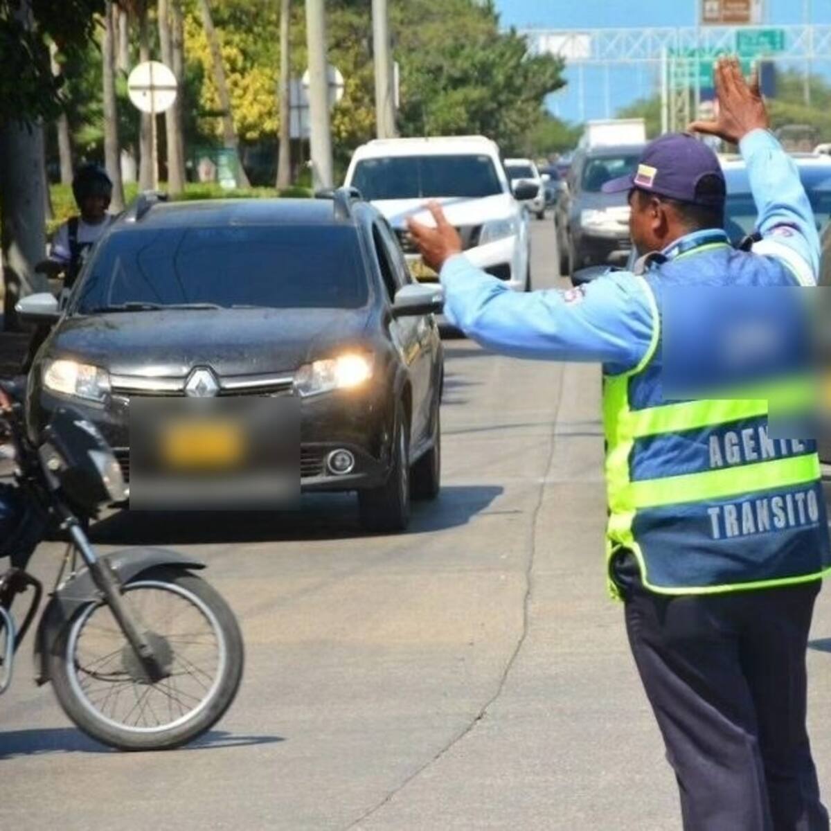Dos agentes de tránsito fueron agredidos en la entrada de Bocagrande en Cartagena