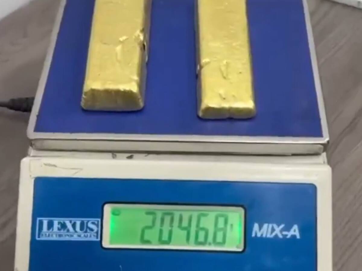 Incautan 2 kilos de oro que había sido extraído ilegalmente en el municipio de Chaparral, Tolima
