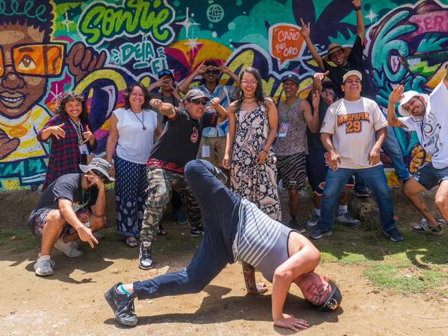 Primer festival insular de grafiti y muralista ‘Kartacho Pinta Bacano’ en Caño del Oro