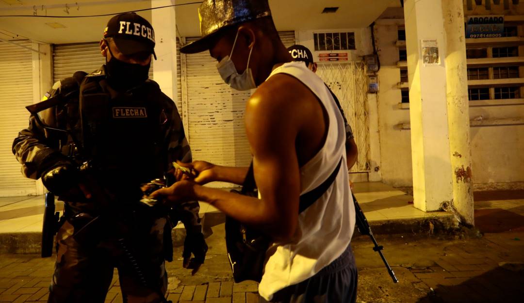 Intervención militar en la provincia de Esmeraldas, fronteriza con Colombia.    Foto: Getty 