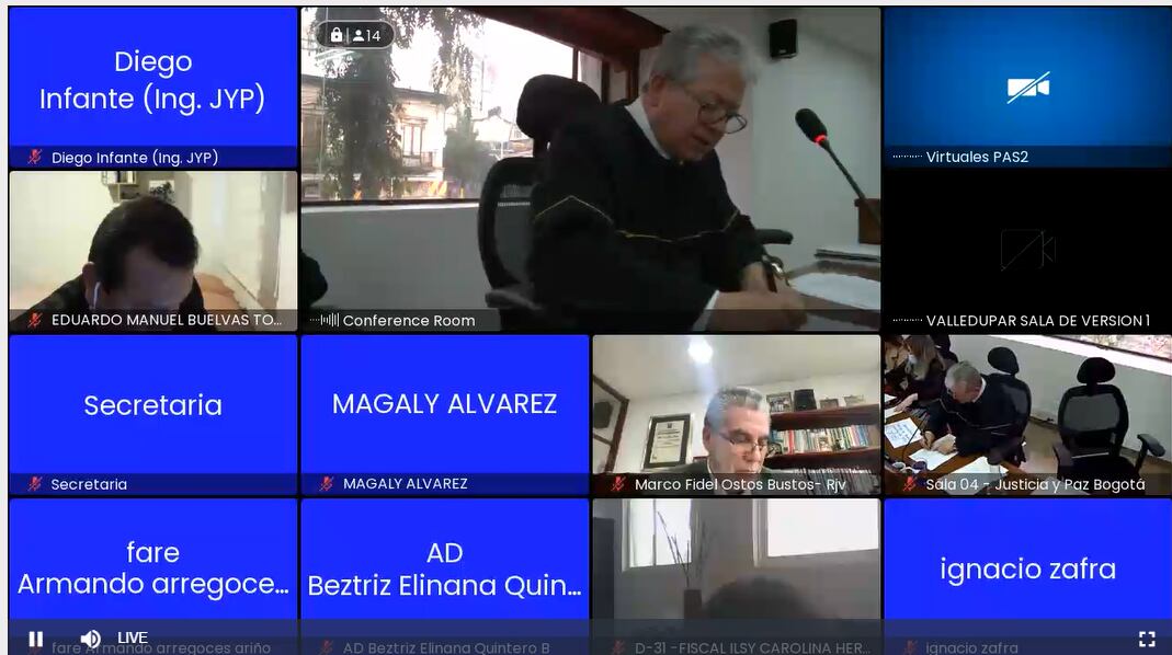 Justicia y Paz de Bogotá resuleve situación jurídica de Salvatore Mancuso