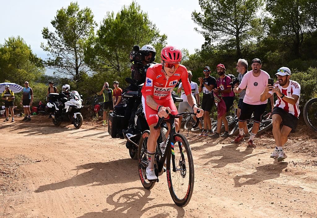 EN VIVO Etapa 7 de La Vuelta a España: Siga el minuto a minuto con Tadej Pogačar, Roglič y más (Photo by Tim de Waele/Getty Images)