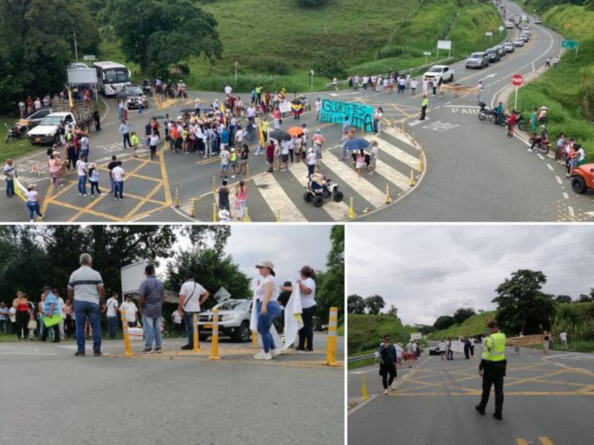 Los habitantes de Las Margaritas, en Caldas, exigen mejoras en infraestructura vial