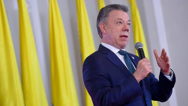 Juan Manuel Santos reiteró, sobre la coyuntura de Odebrecht, que los responsables deben pagar. Foto: Colprensa