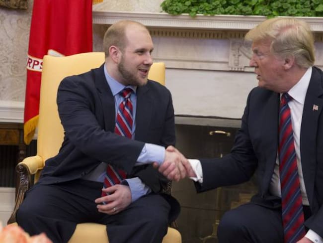 Donald Trump dio la bienvenida a Joshua Holt en la Casa Blanca
