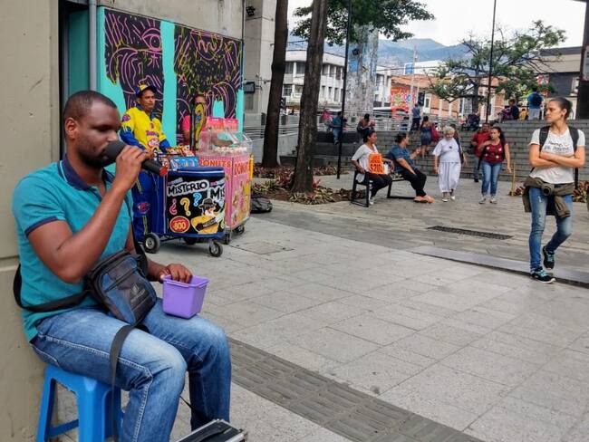 Trabajo informal en Medellín. Foto: Universidad de Antioquia.