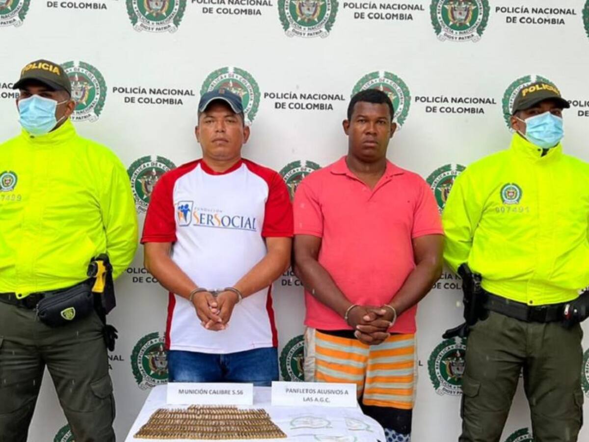 Con municiones y armas capturaron a tres hombres en los Montes de María