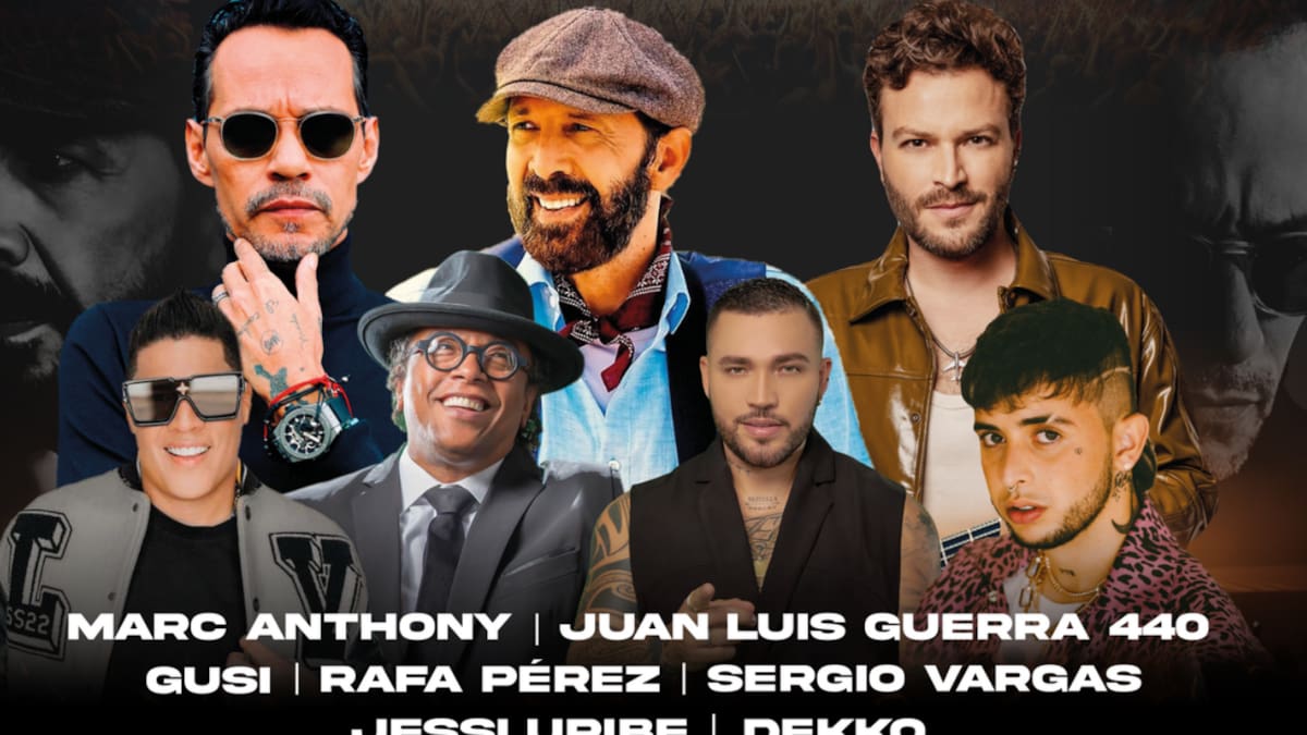 Marc Anthony y Juan Luis Guerra Listos para el Carnaval de Barranquilla en el Metroconcierto