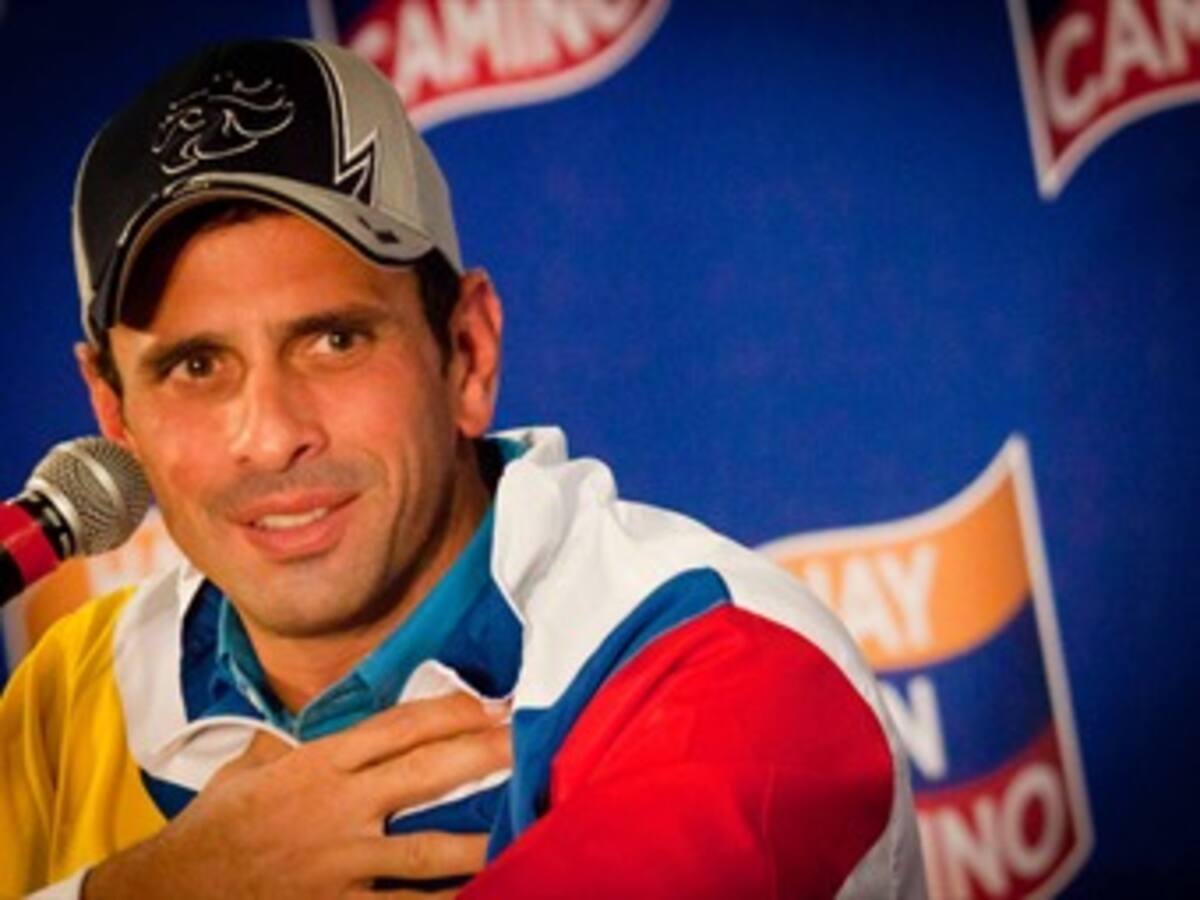 "Este no es el momento de subrayar lo que nos separa": Capriles